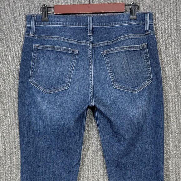 J. Crew Jeans Mens 31x28* Blue Dark Wash Skinny Leg Flex Stretch Denim AM273 - Picture 11 of 14